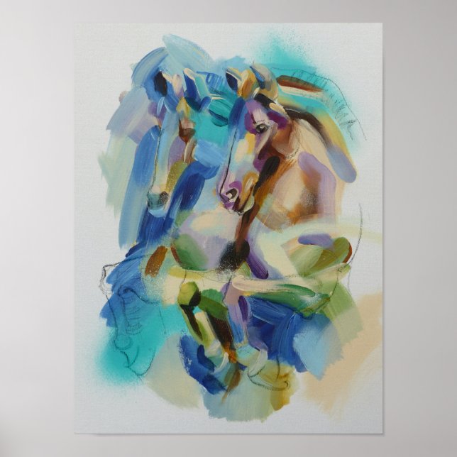 Poster de arte de caballos (Frente)
