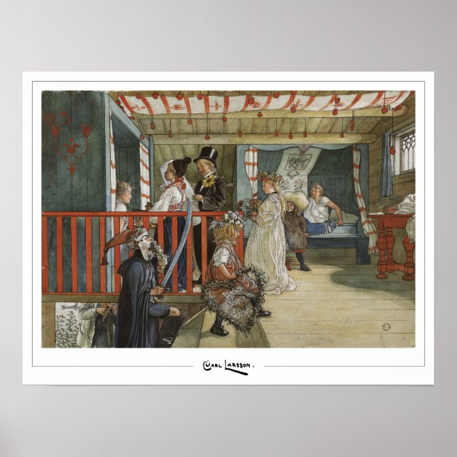 Póster de arte de Carl Larsson Zedign #26 (Frente)