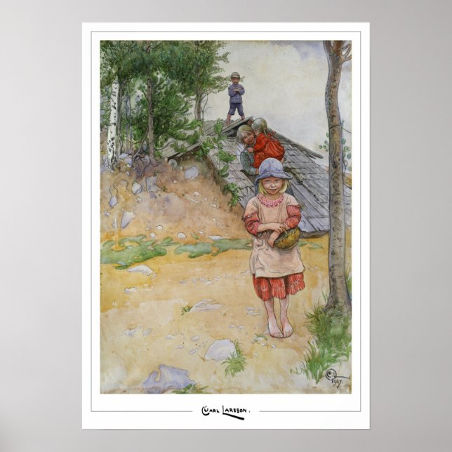Póster de arte de Carl Larsson Zedign #352 (Frente)