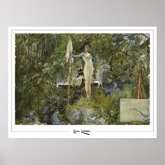 Póster de arte de Carl Larsson Zedign #391 (Frente)