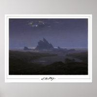 Póster de arte de Caspar David Friedrich Zedign #1