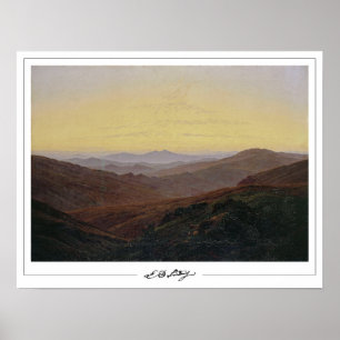 Póster de arte de Caspar David Friedrich Zedign #1