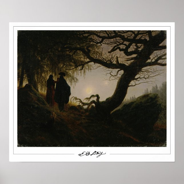 Póster de arte de Caspar David Friedrich Zedign #2 (Frente)