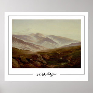 Póster de arte de Caspar David Friedrich Zedign #2