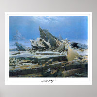 Póster de arte de Caspar David Friedrich Zedign #2