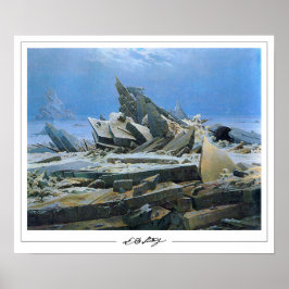Póster de arte de Caspar David Friedrich Zedign #2