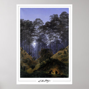 Póster de arte de Caspar David Friedrich Zedign #4