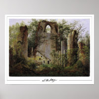 Póster de arte de Caspar David Friedrich Zedign #9