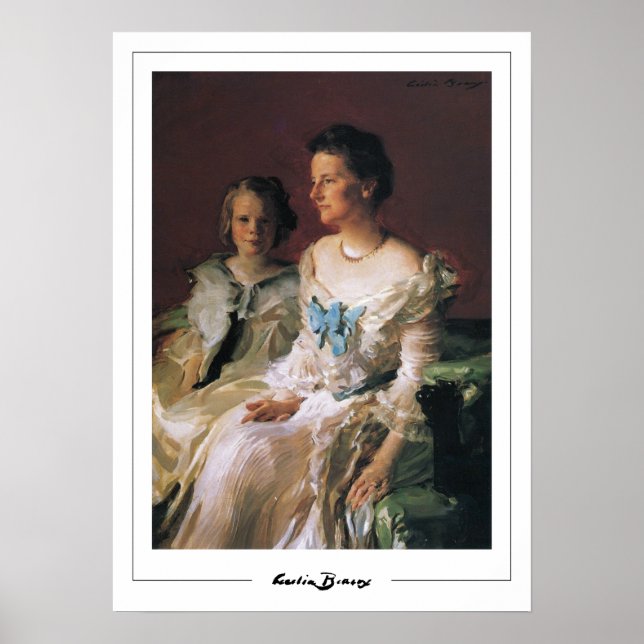 Póster de arte de Cecilia Beaux Zedign #6 (Frente)