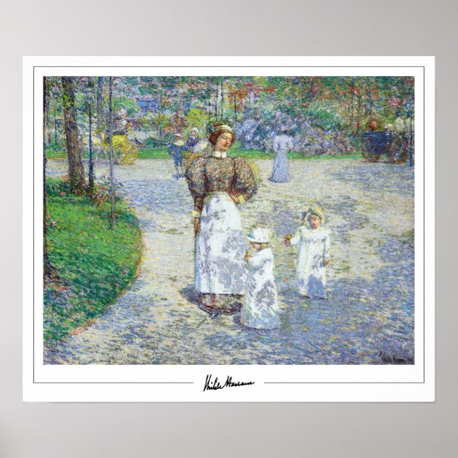 Póster de arte de Childe Hassam Zedign #448 (Frente)