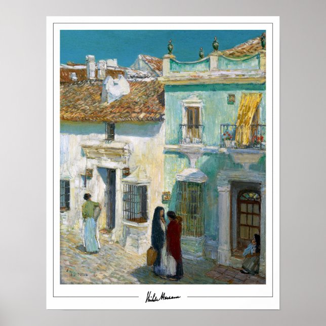 Póster de arte de Childe Hassam Zedign #450-2 (Frente)