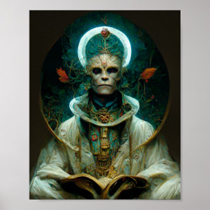 Poster de arte de ciencia ficción de Preacher Fant