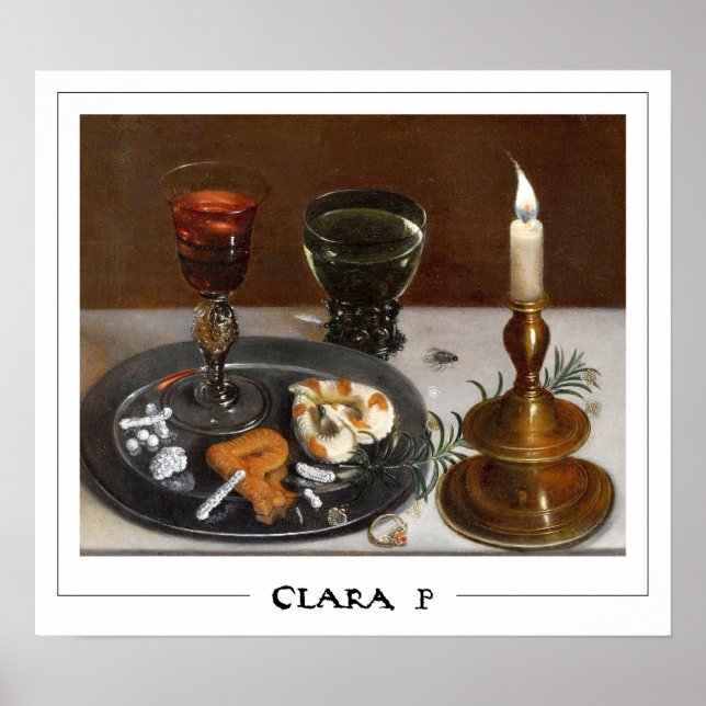 Póster de arte de Clara Peeters Zedign #9 (Frente)