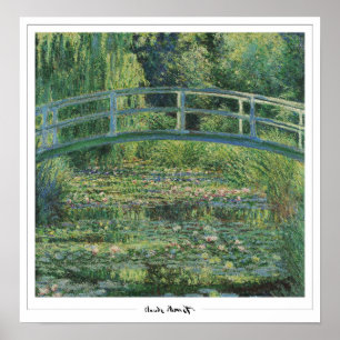 Póster de arte de Claude Monet Zedign #1