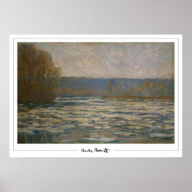 Póster de arte de Claude Monet Zedign #10 (Frente)