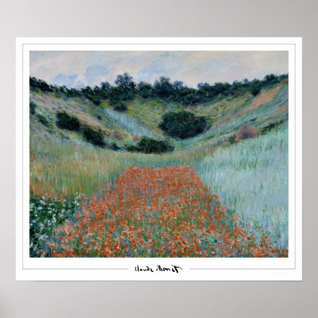 Póster de arte de Claude Monet Zedign #11-2 (Frente)