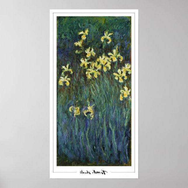 Póster de arte de Claude Monet Zedign #12 (Frente)