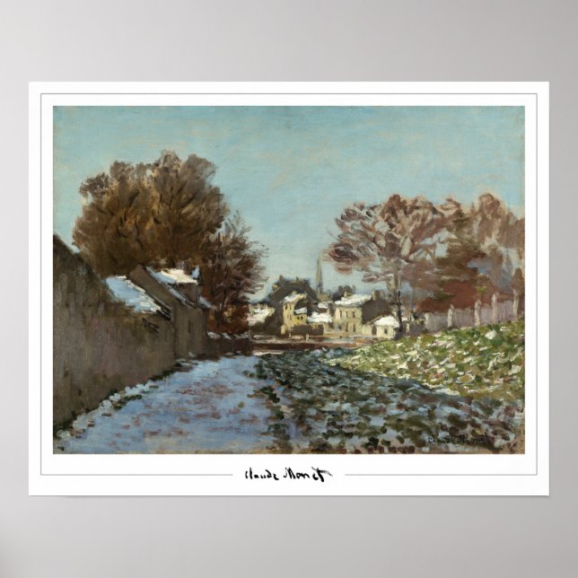 Póster de arte de Claude Monet Zedign #120 (Frente)