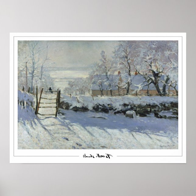 Póster de arte de Claude Monet Zedign #15-2 (Frente)