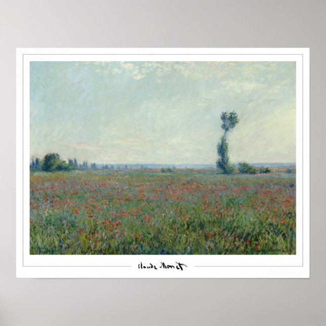 Póster de arte de Claude Monet Zedign #16-2 (Frente)