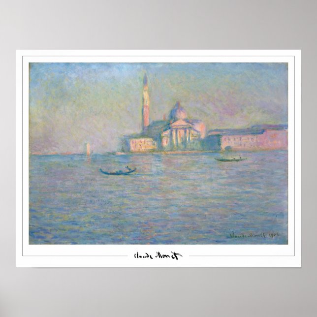 Póster de arte de Claude Monet Zedign #19 (Frente)