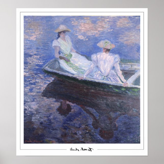 Póster de arte de Claude Monet Zedign #2 (Frente)