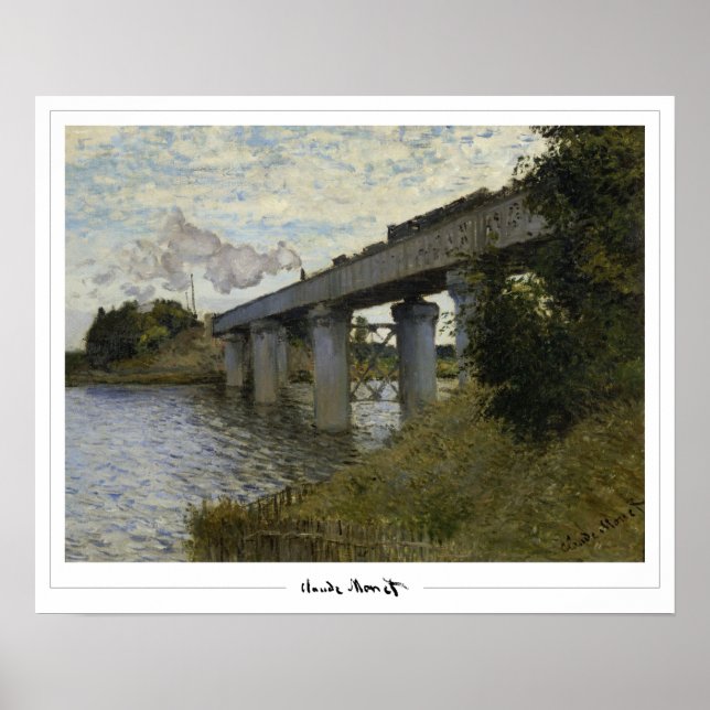 Póster de arte de Claude Monet Zedign #21 (Frente)