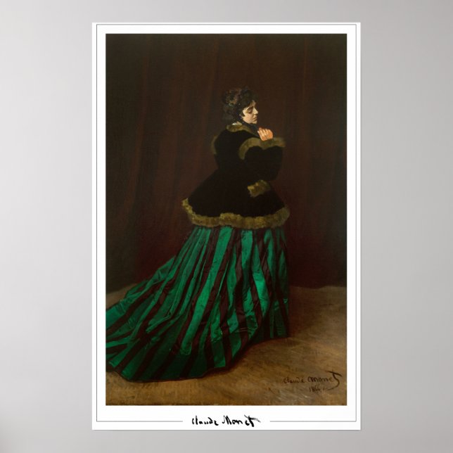 Póster de arte de Claude Monet Zedign #213 (Frente)