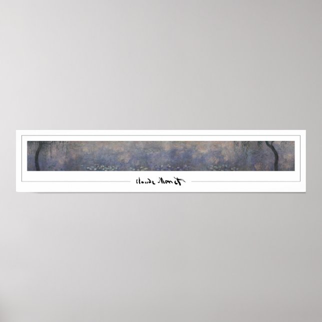 Póster de arte de Claude Monet Zedign #297-2 (Frente)