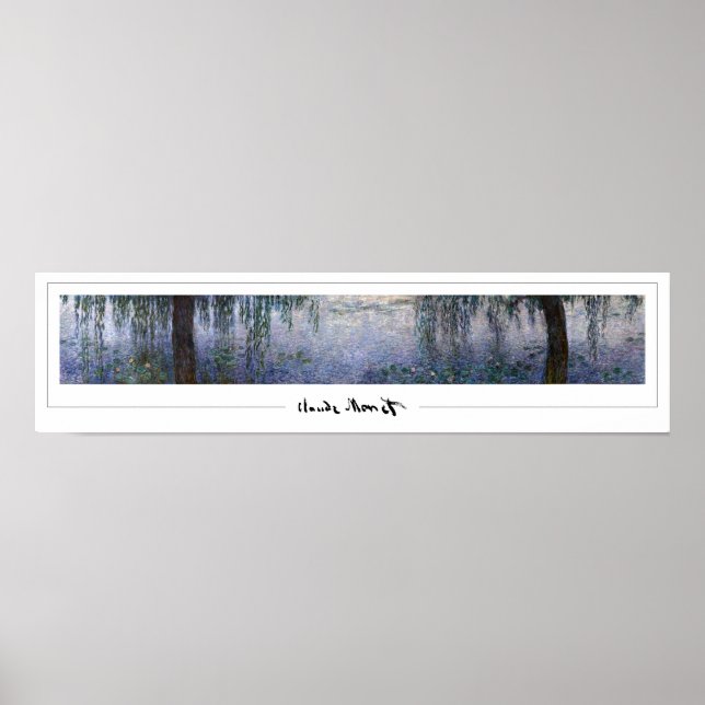 Póster de arte de Claude Monet Zedign #307 (Frente)