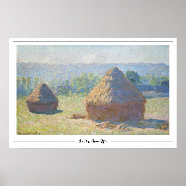 Póster de arte de Claude Monet Zedign #31 (Frente)