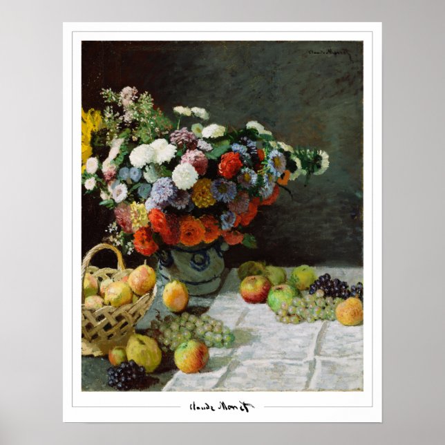 Póster de arte de Claude Monet Zedign #32-2 (Frente)