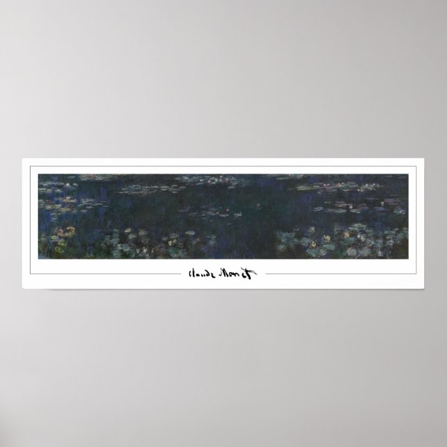 Póster de arte de Claude Monet Zedign #368 (Frente)