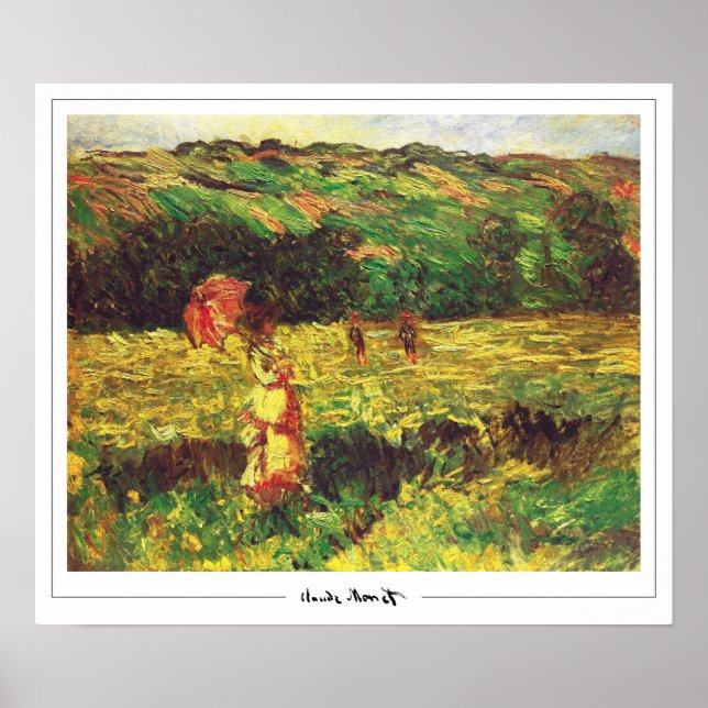 Póster de arte de Claude Monet Zedign #377-2 (Frente)