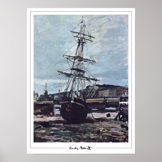 Póster de arte de Claude Monet Zedign #401-2 (Frente)
