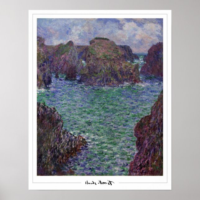 Póster de arte de Claude Monet Zedign #41 (Frente)