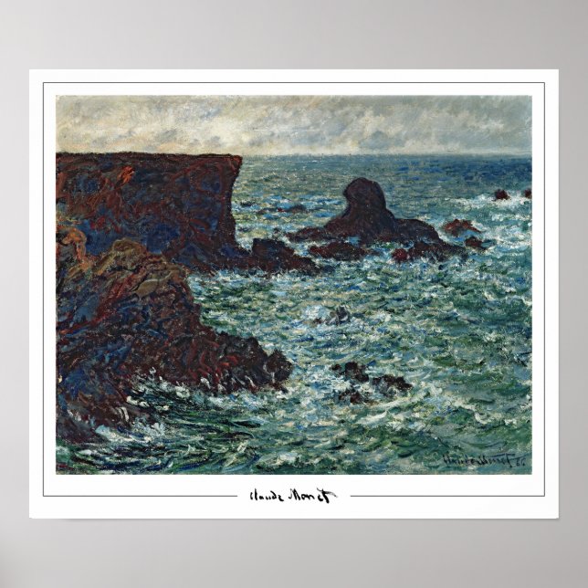 Póster de arte de Claude Monet Zedign #476-2 (Frente)
