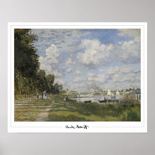 Póster de arte de Claude Monet Zedign #48 (Frente)