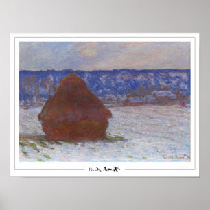 Póster de arte de Claude Monet Zedign #494