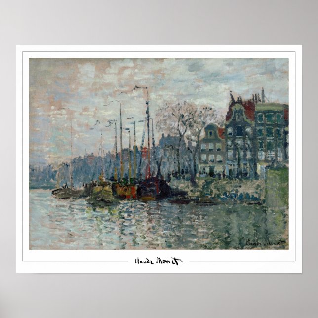 Póster de arte de Claude Monet Zedign #50 (Frente)