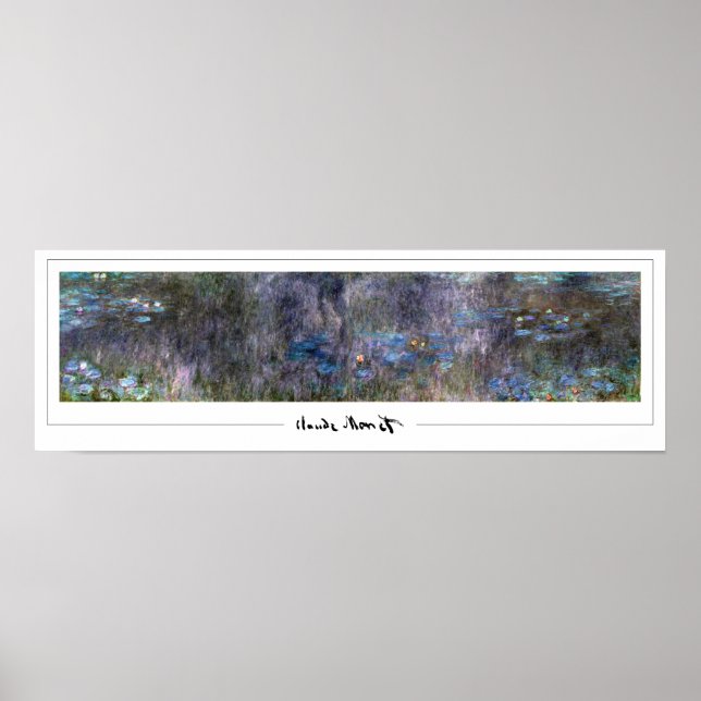 Póster de arte de Claude Monet Zedign #503 (Frente)