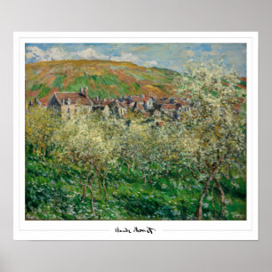 Póster de arte de Claude Monet Zedign #52