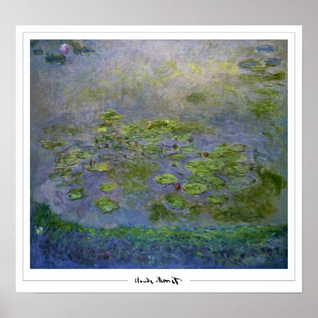 Póster de arte de Claude Monet Zedign #53 (Frente)
