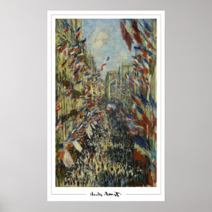 Póster de arte de Claude Monet Zedign #54