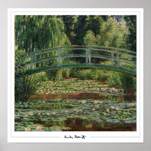 Póster de arte de Claude Monet Zedign #59 (Frente)