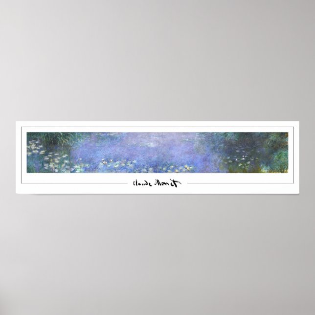Póster de arte de Claude Monet Zedign #598-2 (Frente)