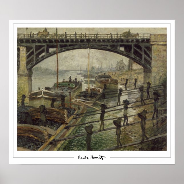 Póster de arte de Claude Monet Zedign #6 (Frente)