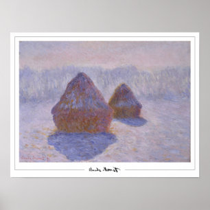 Póster de arte de Claude Monet Zedign #670