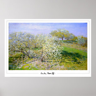 Póster de arte de Claude Monet Zedign #674
