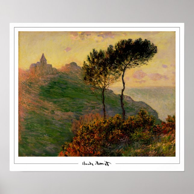 Póster de arte de Claude Monet Zedign #676 (Frente)